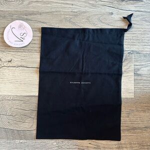 Authentic Giuseppe Zanotii Black Medium Dust Bag